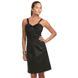 RICHARD CHAI Black Dress Sz 11 Target Sweetheart Neckline NWT